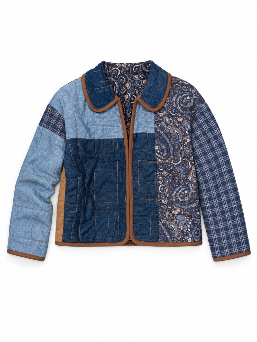 Indigo Rambler Handmade Quilted Coat Size Medium/Large